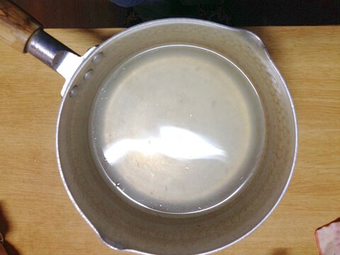 鯵の骨(あら)で出汁